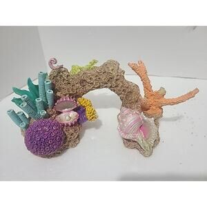 Aquarium REEF Rocks, Fake PLANTS Fish Ornament